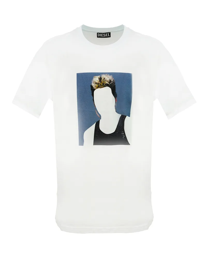 Diesel T-Shirt Men Weiß