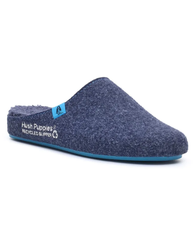 Hush Puppies Die guten Polyester Herren Hausschuhe in Marineblau Marineblau