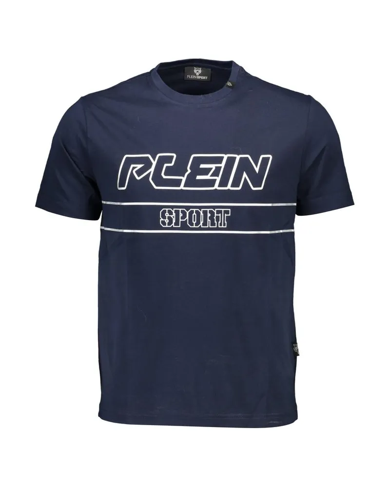 Philipp Plein Sport-T-Shirt mit Logo Dunkelblau