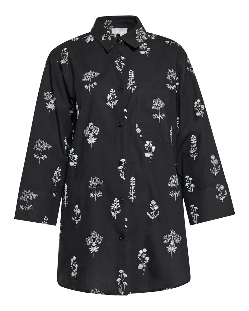 Usha Hemd Damen schwarz Schwarz