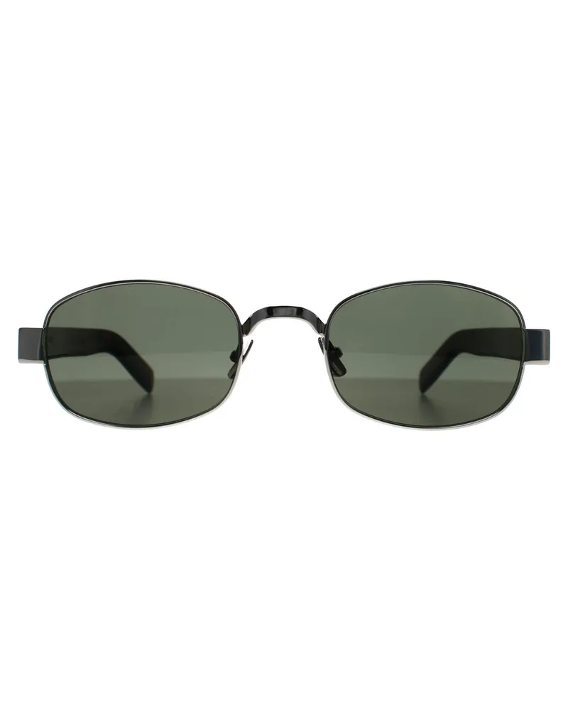 Saint Laurent SL 706 002 silber havanna grau Sonnenbrille Silber