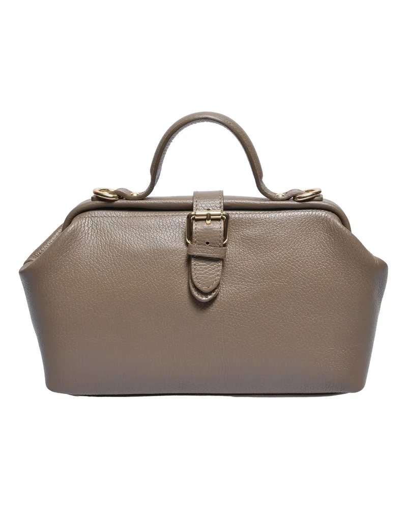 Anna Luchini Beige Rindsledertasche Beige