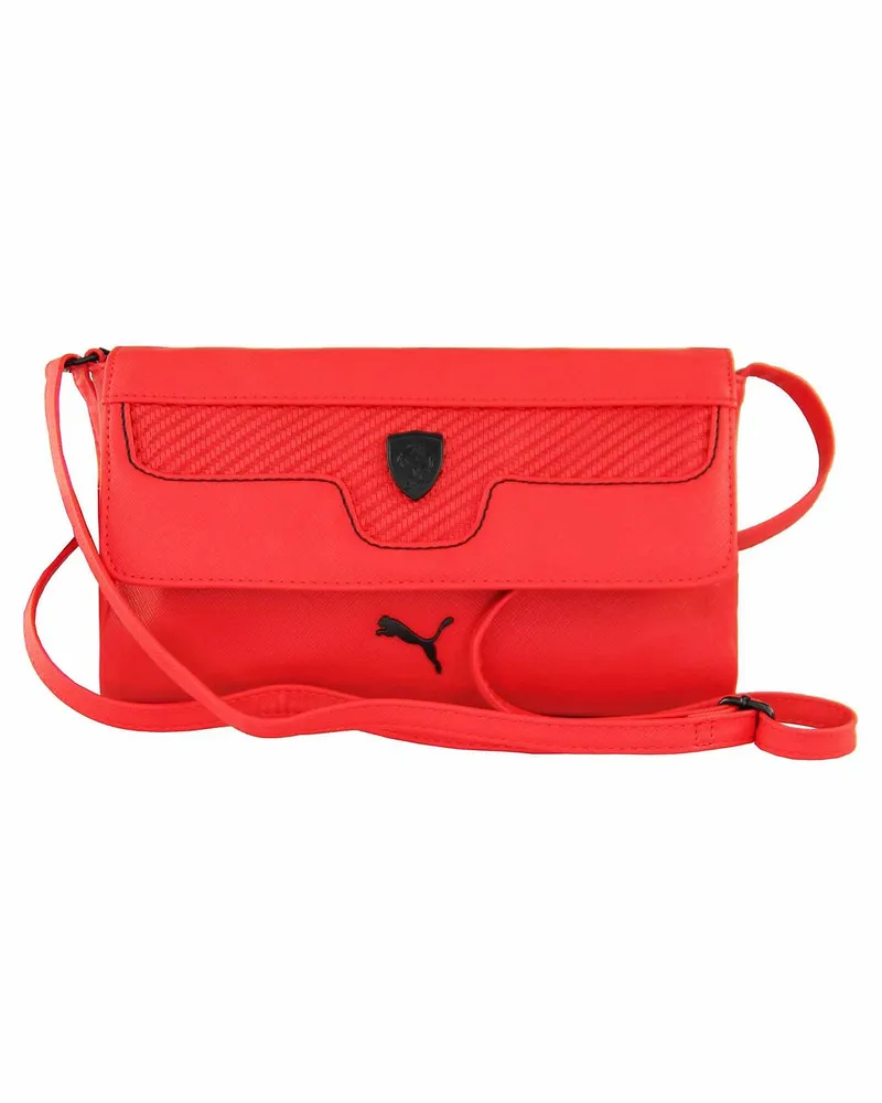 Puma Scuderia Ferrari Lifestyle Damen Rote Kleine Umhängetasche Rot