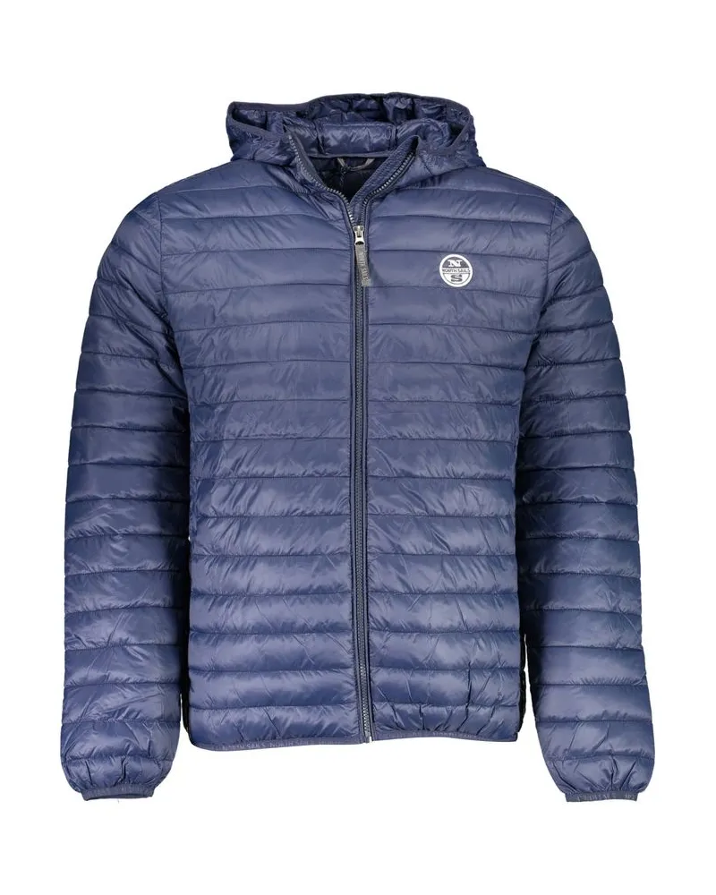 North Sails Leichte Steppjacke mit Kapuze Dunkelblau