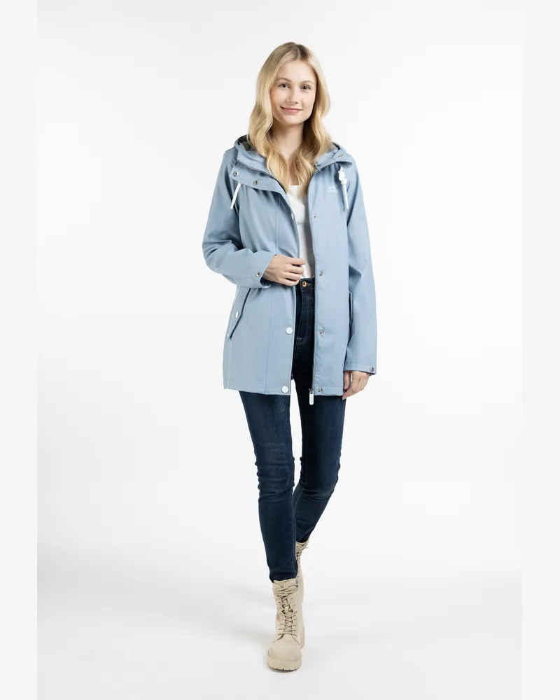 IceBound Regenjacke Damen Hellblau Blau