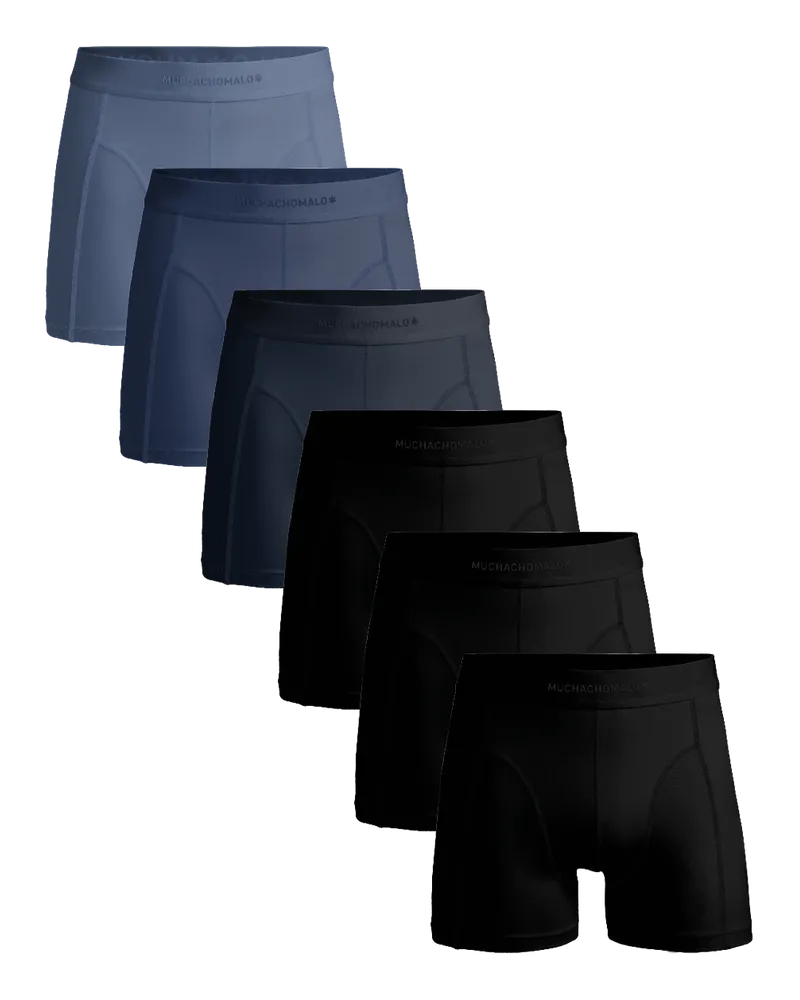 Muchachomalo Herren Boxer Shorts - 6er Pack - Herren Unterwäsche Mehrfarbig