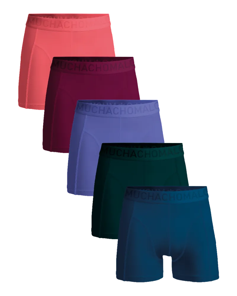 Muchachomalo Herren Boxer Shorts - 5er Pack - Herren Unterwäsche Mehrfarbig