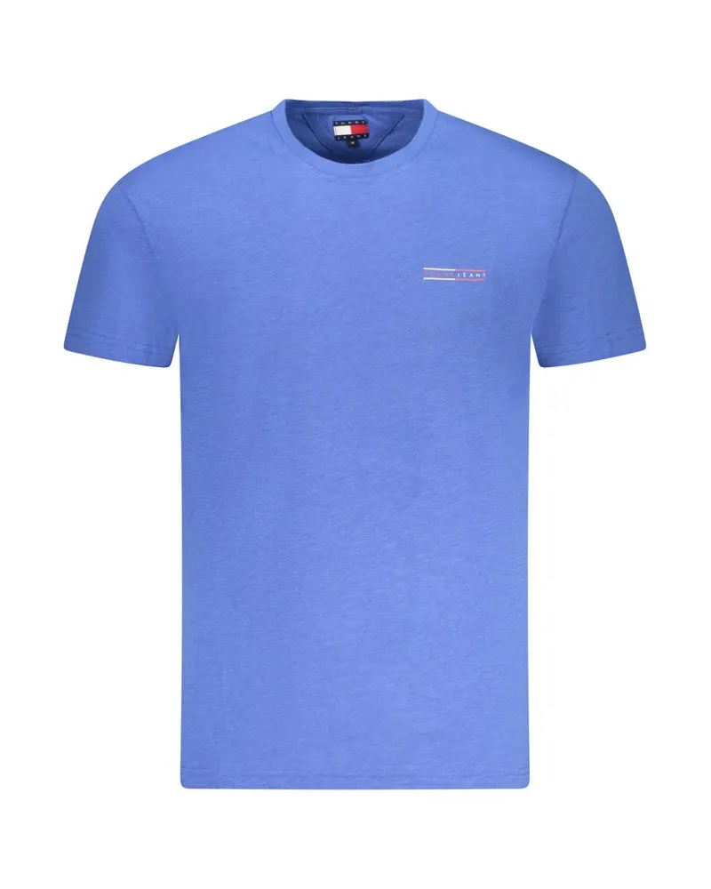 Tommy Hilfiger Kurzarm T-Shirt mit Rundhalsausschnitt Hellblau