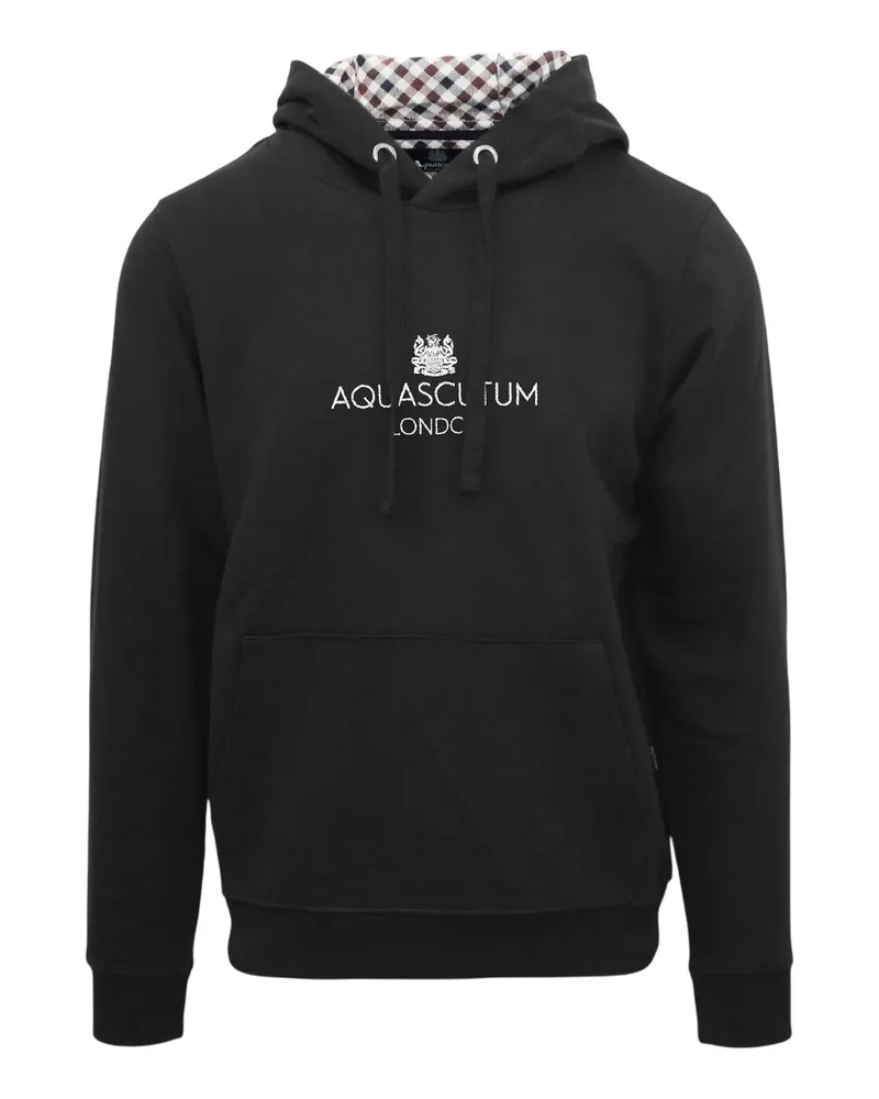 Aquascutum Kapuzenpullover für Herren (Schwarz Schwarz