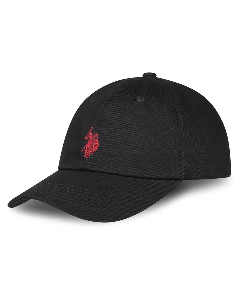 U.S. Polo Assn.  Unisex Cap One Size aus 100% Baumwolle Schwarz