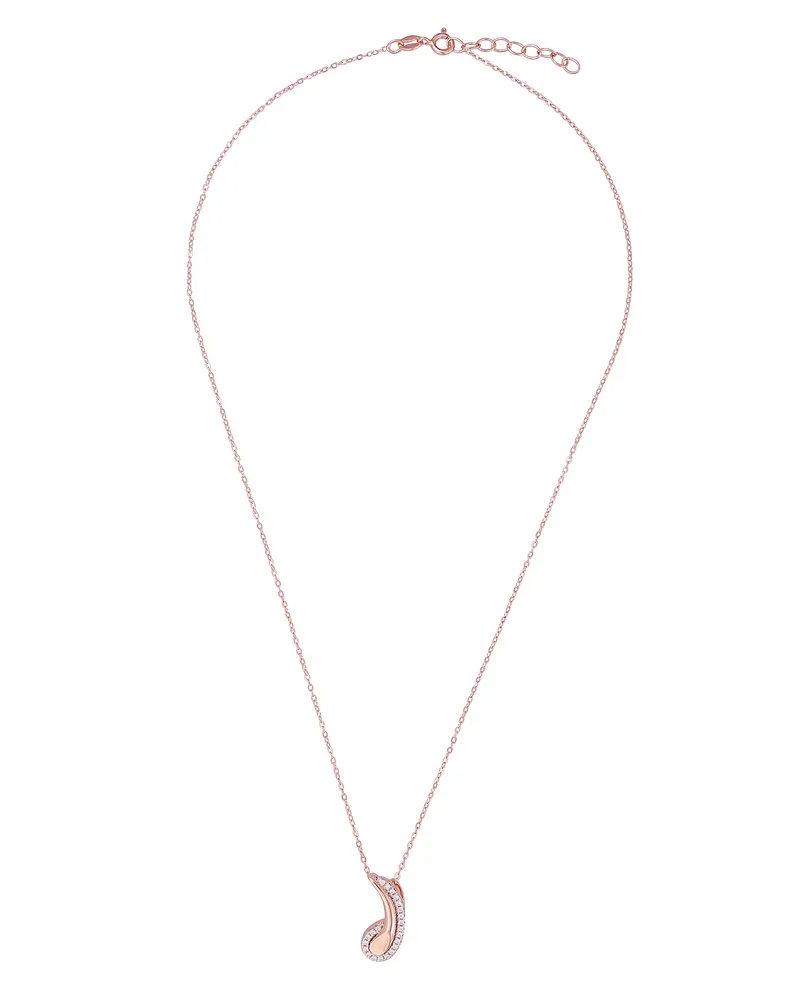 Orphelia Tilou' Damenkette mit Anhänger aus 925er Sterlingsilber, Rosé, ZH-7441 Rosé