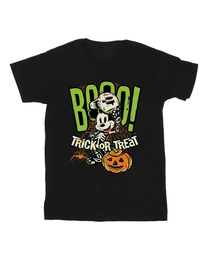 Disney Boo Trick Or Treat" T-Shirt für Herren (Schwarz Schwarz