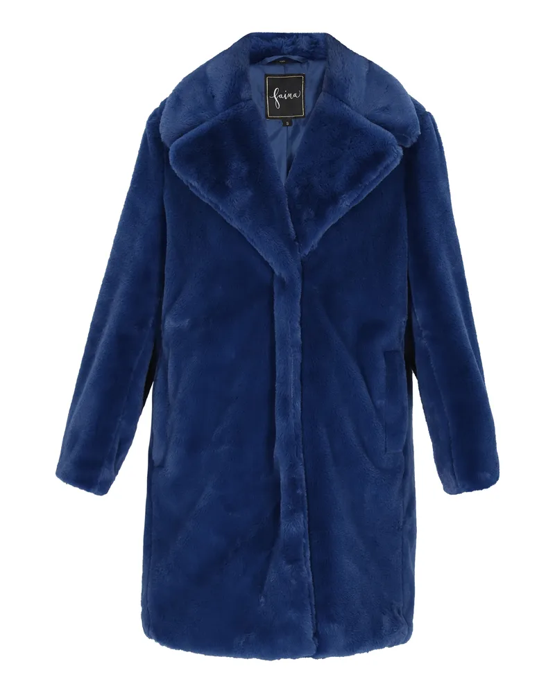 FAINA Mantel Frauen Marine Marineblau