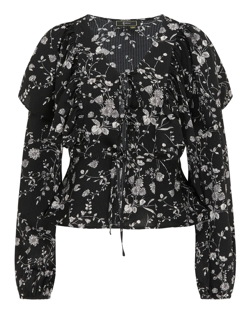 FAINA Bluse für Damen - Schwarz Schwarz