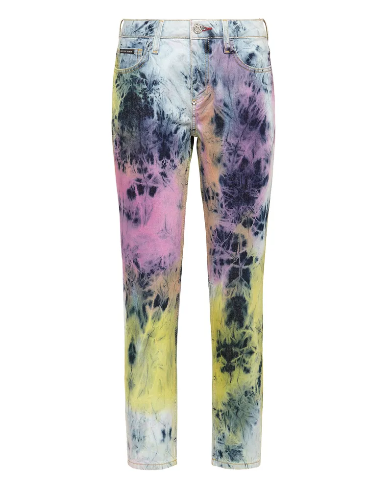 Philipp Plein Jeans Boyfriend Fit Mehrfarbig