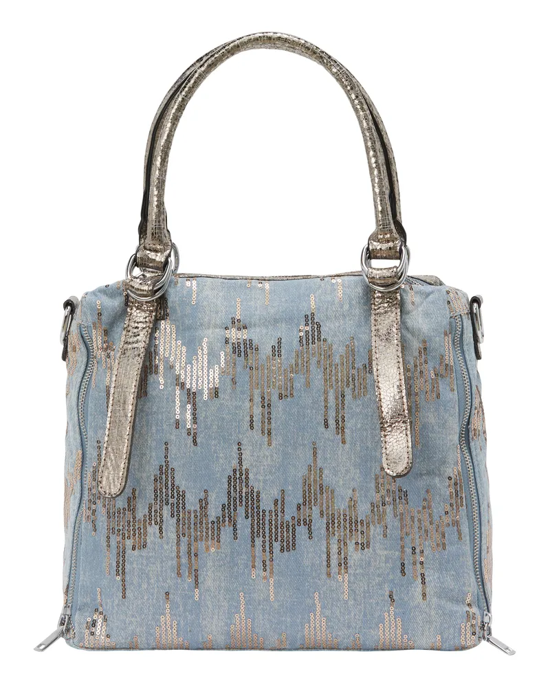 FAINA Handtasche Handtasche Frauen Denim Marineblau