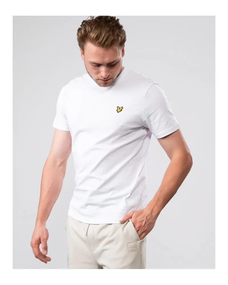 Lyle & Scott Schlichtes Herren T-Shirt TS400VOG Weiß