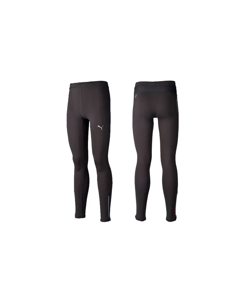 Puma CR Tech KC Kompression Männer Langes Fitnessstudio Running Strumpfhosen schwarz 509758 01 Schwarz