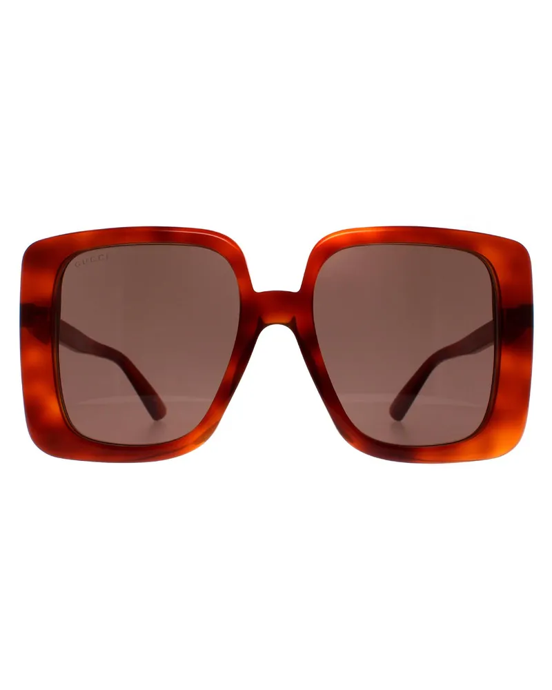 Gucci Quadrat Damen Havana Braun GG1314S Braun