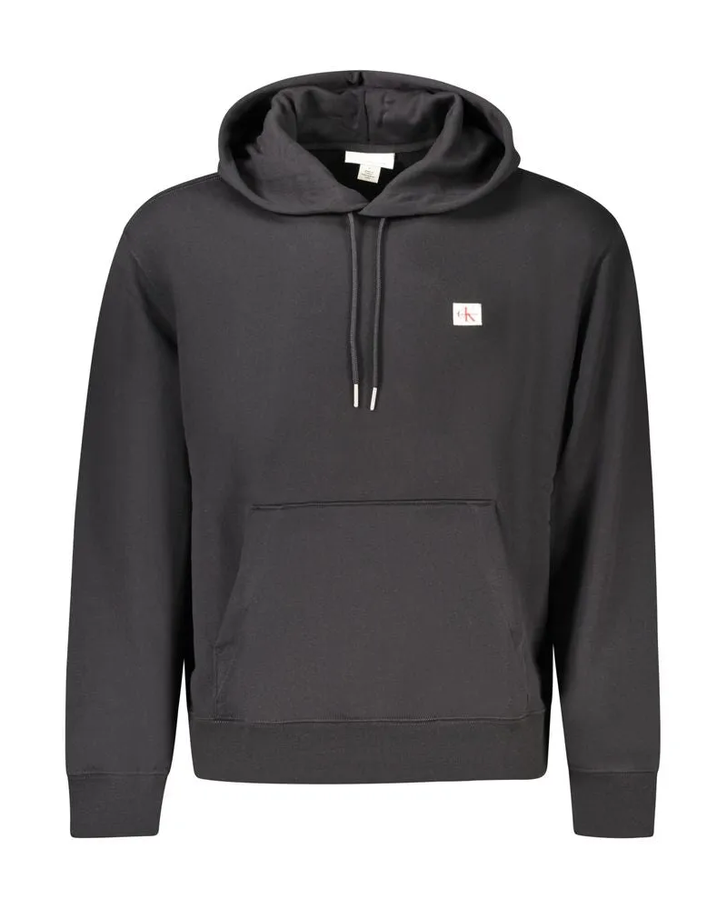 Calvin Klein Schwarzes Baumwoll-Sweatshirt für Herren - Schwarz Schwarz