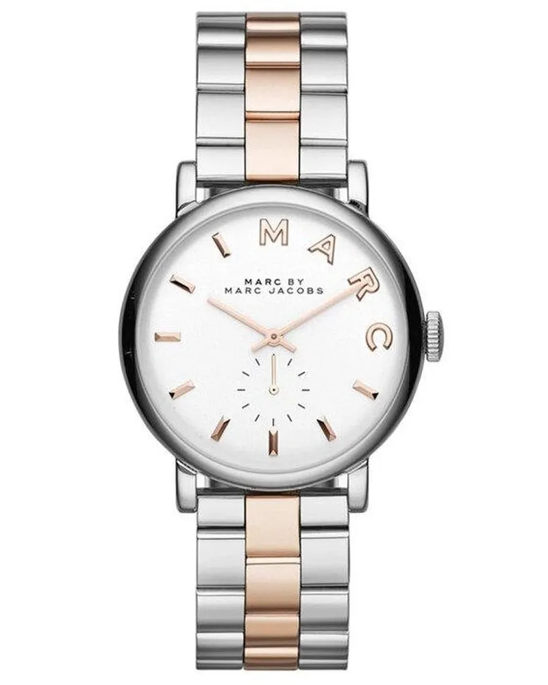 Marc Jacobs Stilvolle  MBM3312 Damenuhr - 36mm Edelstahl Silber