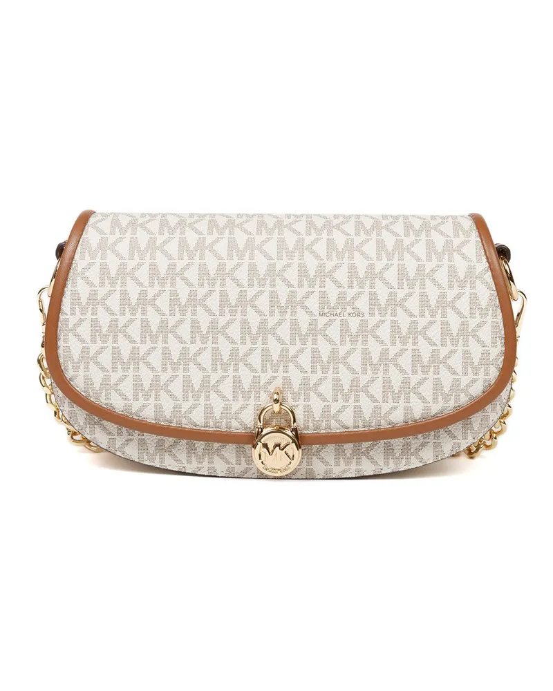 Michael Kors Mila Kleine Umhängetasche mit umwandelbarem Design Creme