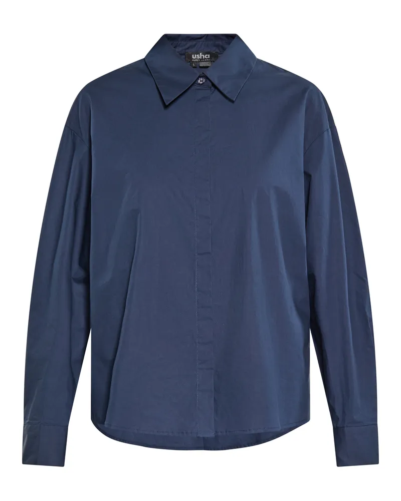 Usha Shirt für Damen - Marineblau Marineblau