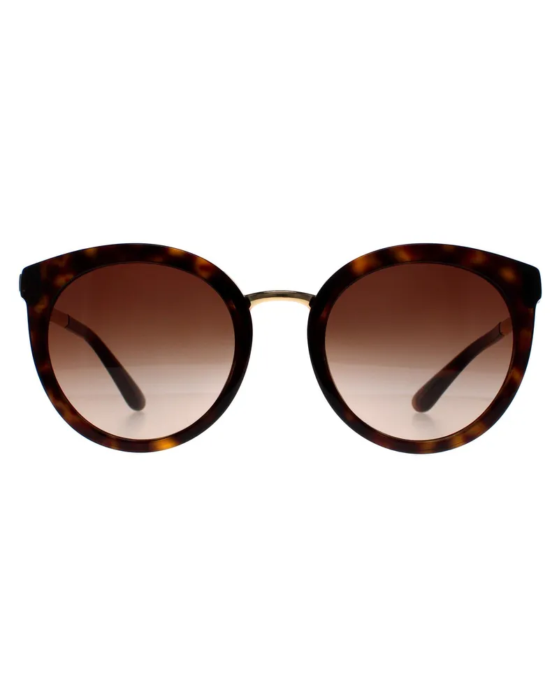 Dolce & Gabbana Sonnenbrille 4268 502/13 Dunkle Havanna Braun Gradient Braun