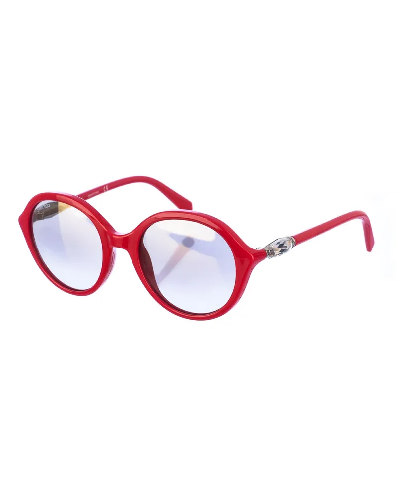 Swarovski Acetat-Sonnenbrille mit ovaler Form SK0228S Damen Hellgrau