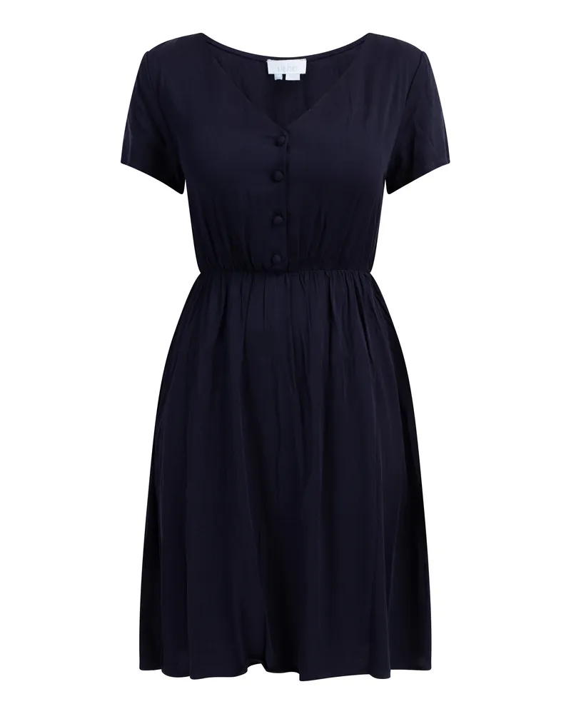 Usha Kleid Damen Marine Marineblau