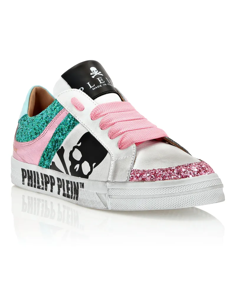 Philipp Plein Sneaker Skull Türkis