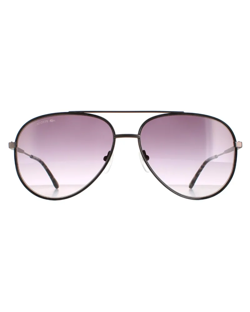 Lacoste Aviator Herren Matte Dunkel Grau Grau Gradient L247S Grau