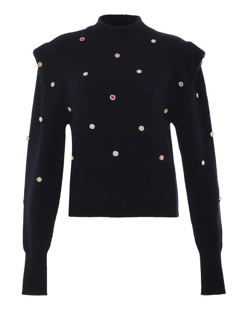 FAINA Pullover Damen schwarz Schwarz