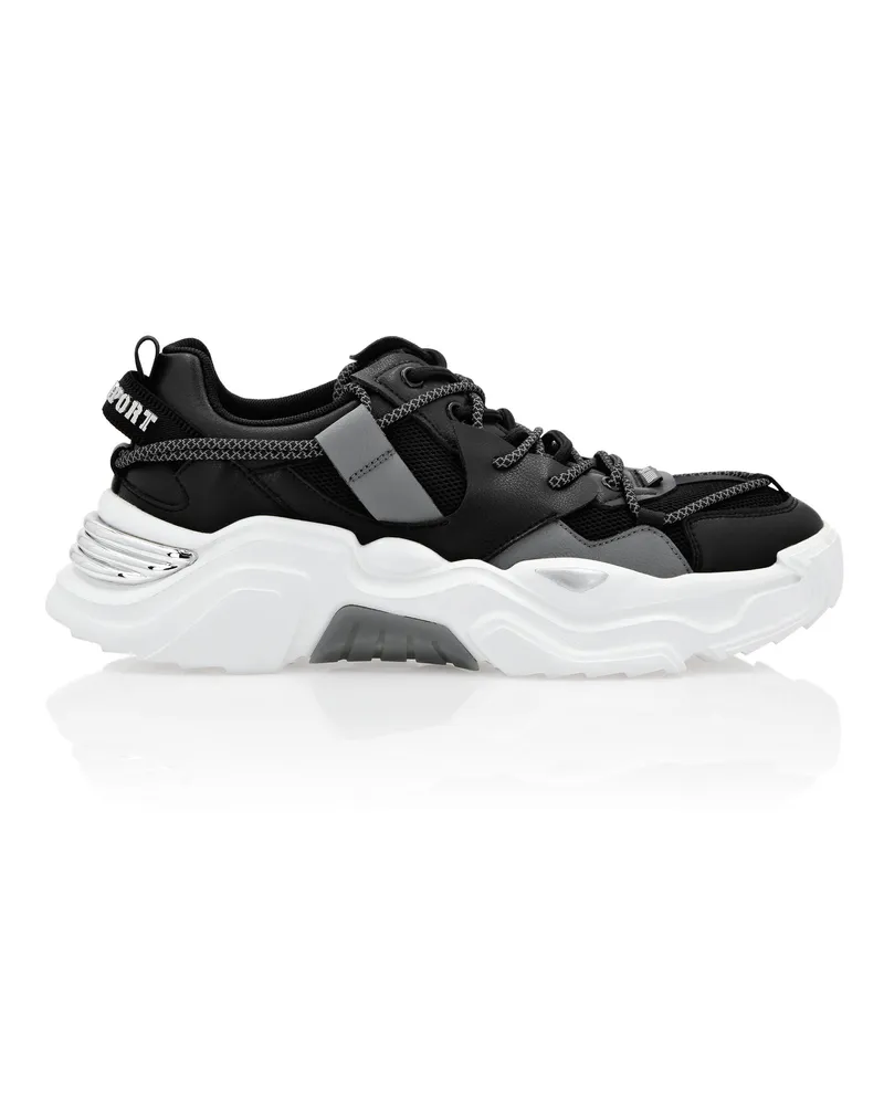 Philipp Plein Runner Sneaker - Schwarz Schwarz