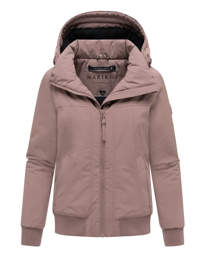Marikoo Damen Winterjacke Mooni mit Fleecefutter Lila