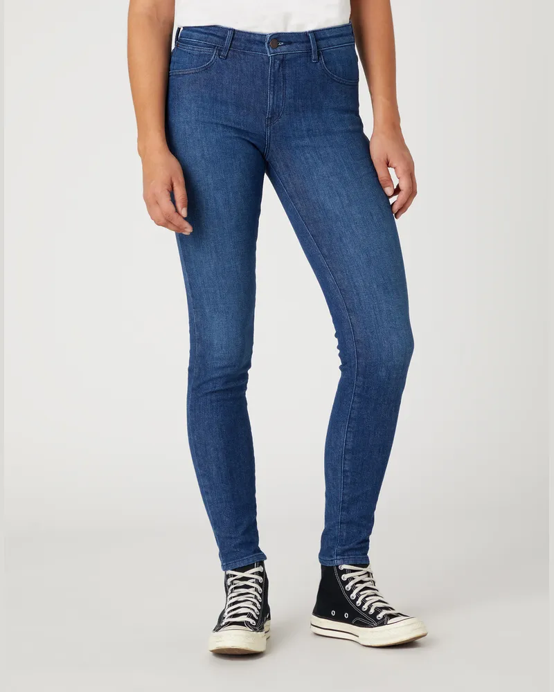 Wrangler Skinny Good Life Jeans Marineblau
