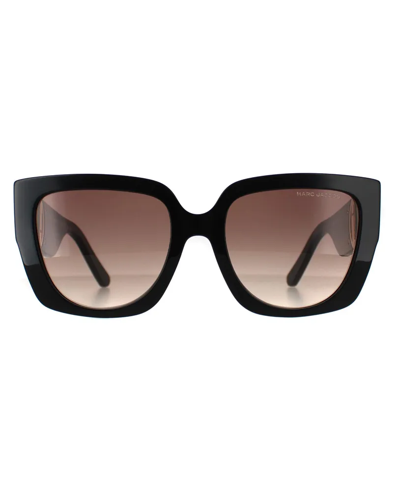 Marc Jacobs Rectangle Womens Schwarz Braun Gradient MARC 687/S Schwarz