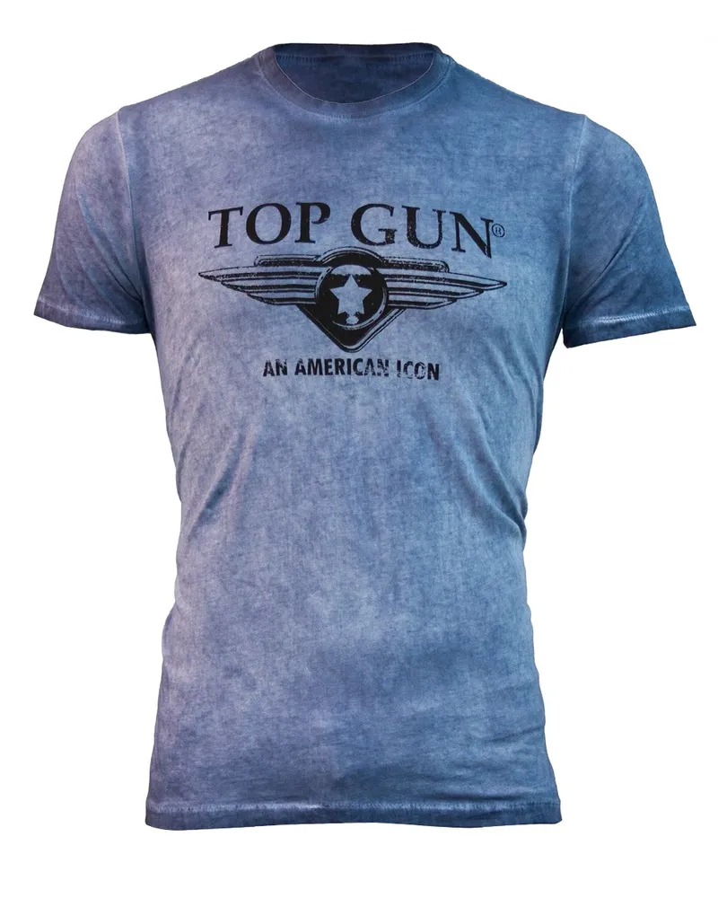Top Gun T-Shirt Wing cast TG20191040 Marineblau