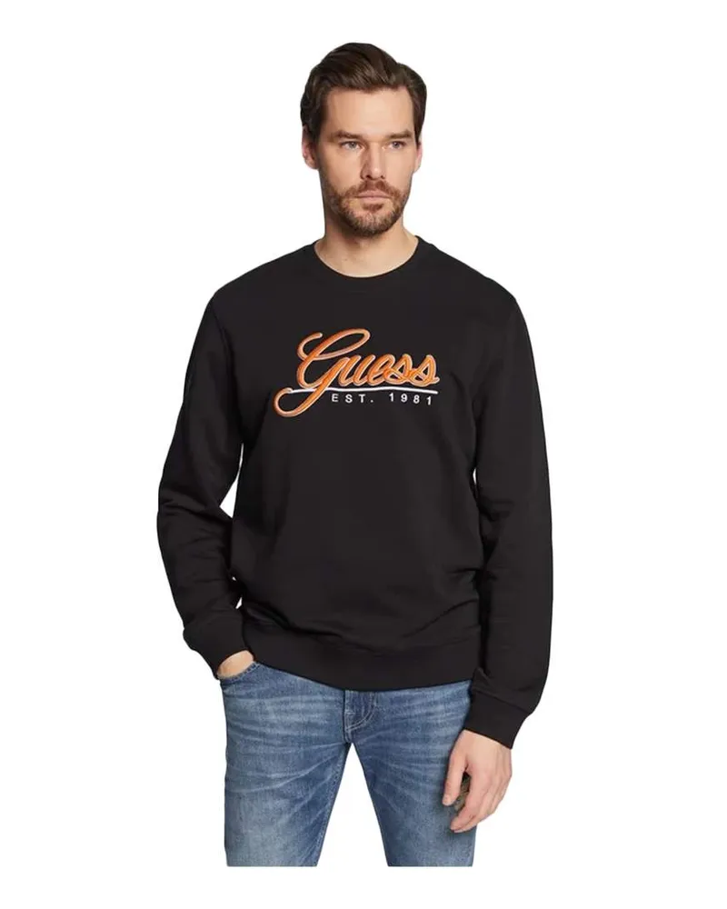Guess Herren-Sweatshirt „Schön“ von Schwarz