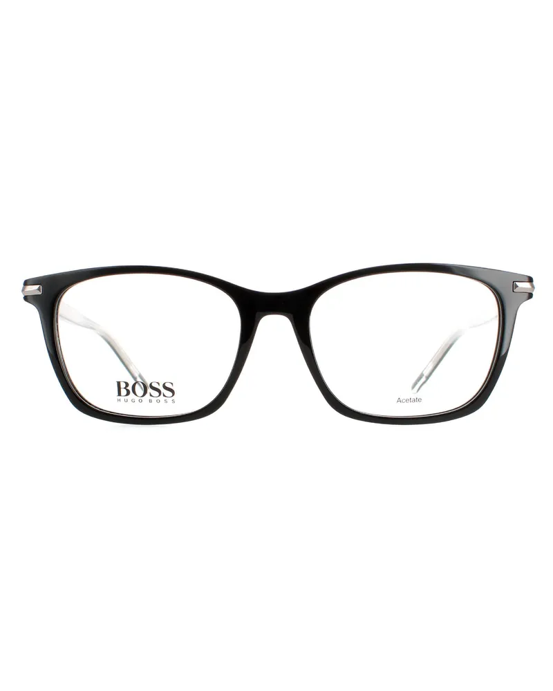 HUGO BOSS Square Unisex-Brille schwarz Schwarz
