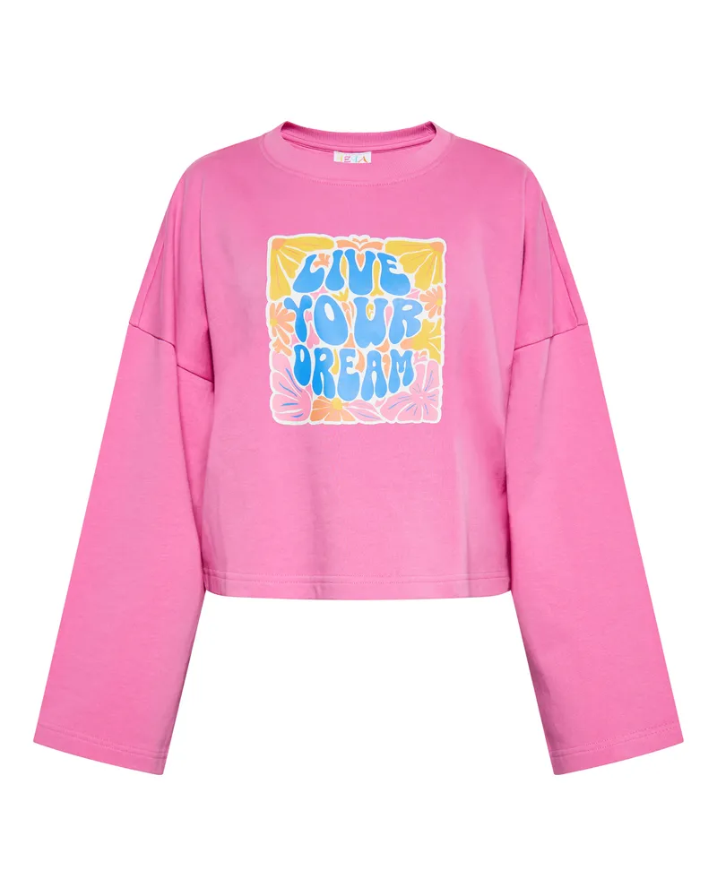 IZIA Sweatshirt Damen Rosa Rosa