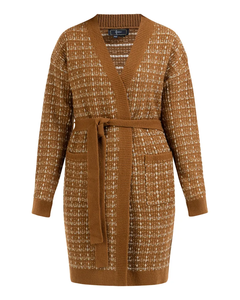 FAINA Cardigan koosh Braun