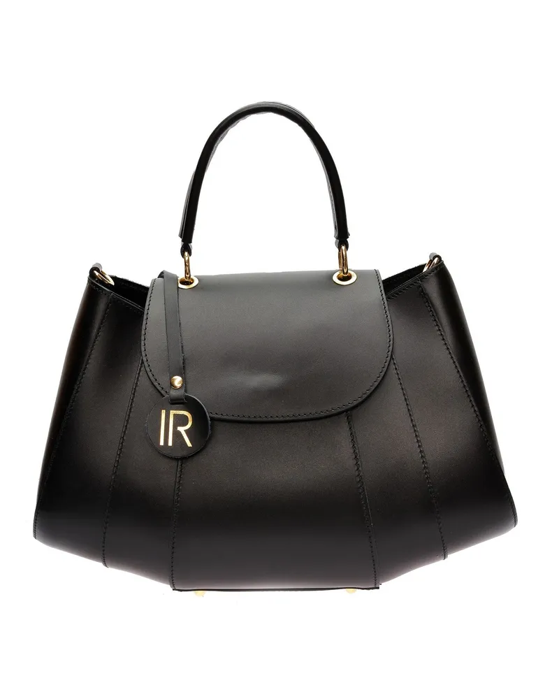 Isabella Rhea Schwarz Rindsledertasche Schwarz