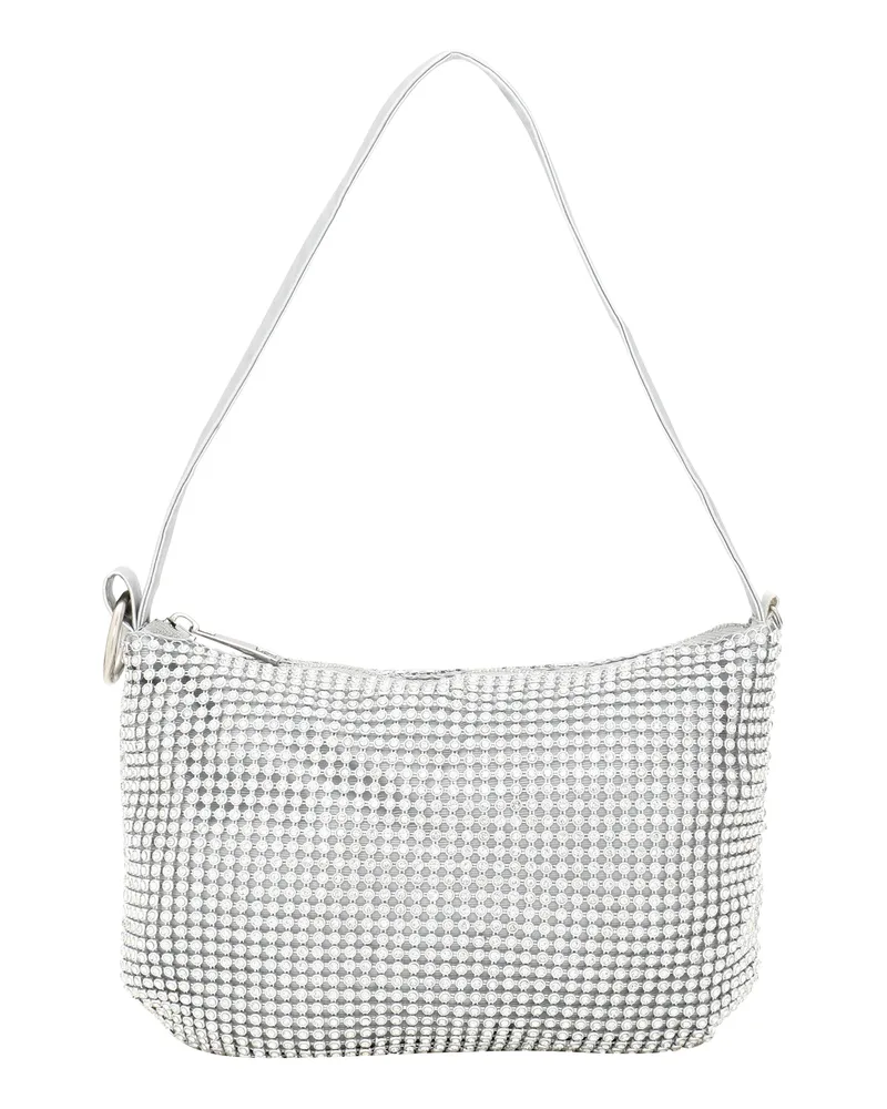 FAINA Handtasche Damen Silber Silber