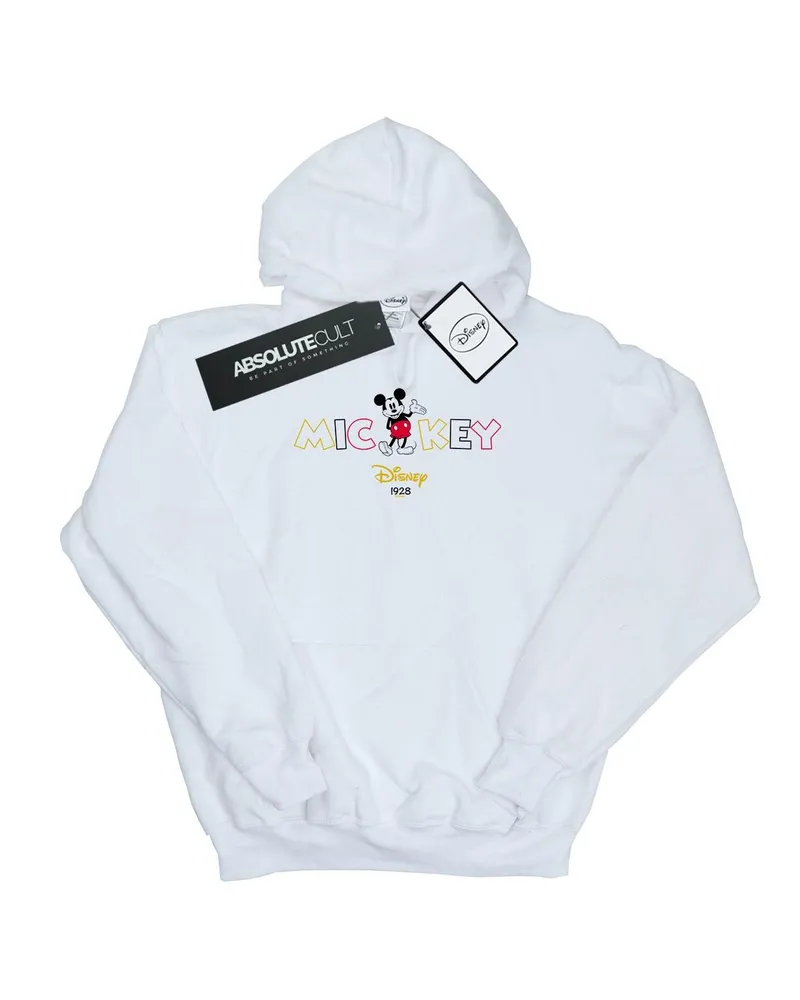 Disney 1928" Kapuzenpullover für Herren (Weiß Weiß