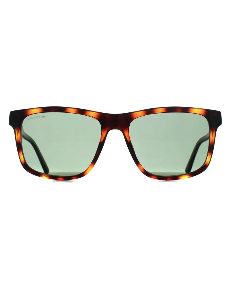 Lacoste L6025S 214 schildpatt grün Sonnenbrille Braun