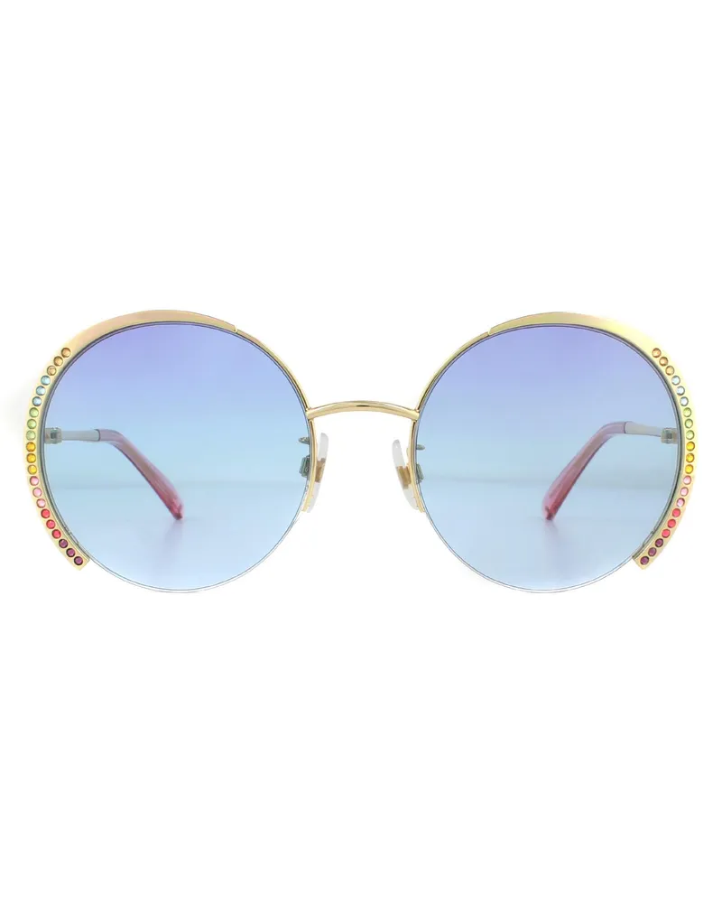 Swarovski Lunettes De Soleil  SK0280-H 32W Or Bleu Dégradé Gold