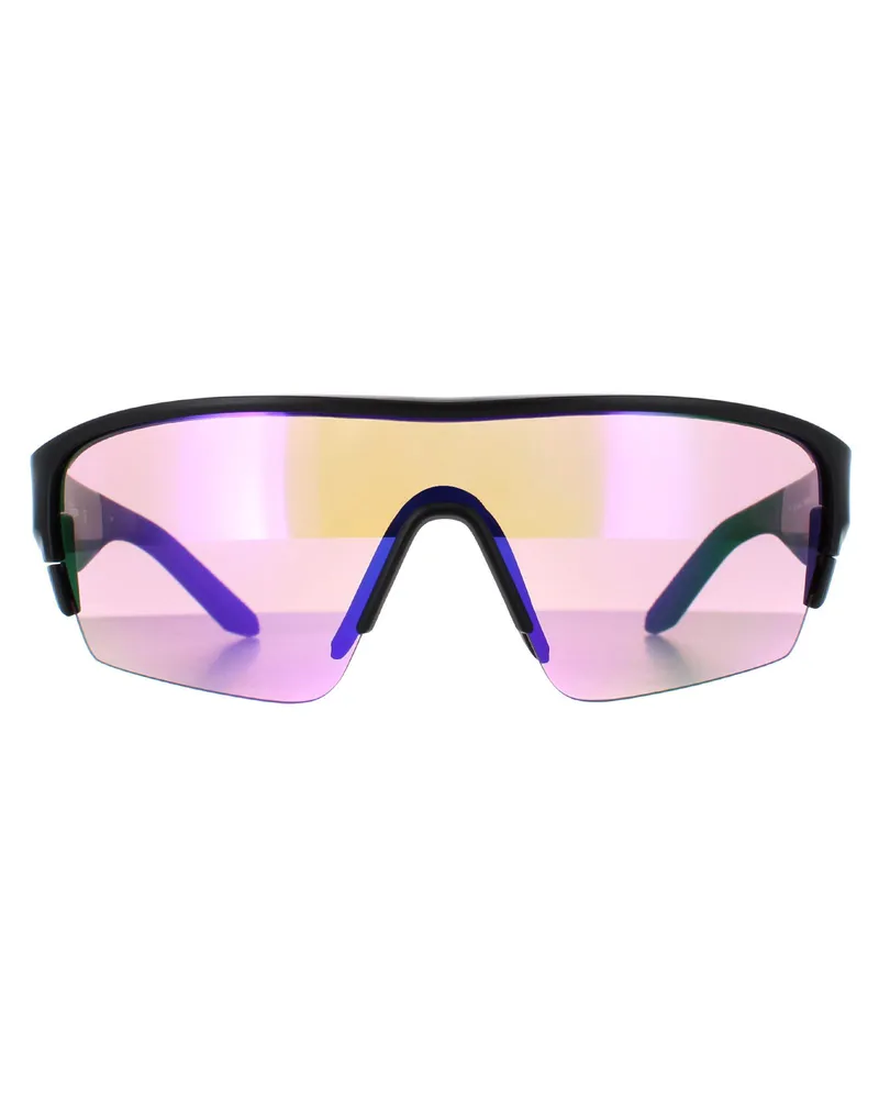 Dragon Semi Rimless Mens Matte Black Lumalens Purple & Ersatz Tracer X Schwarz