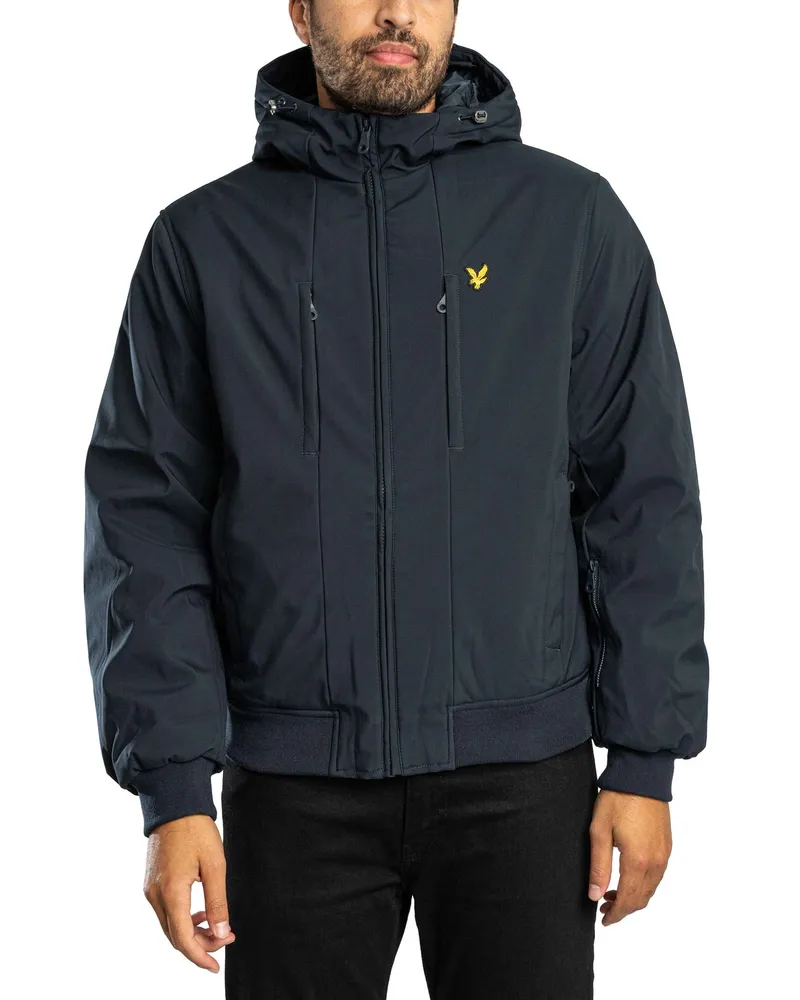 Lyle & Scott Wattierte Softshelljacke, Blau Blau