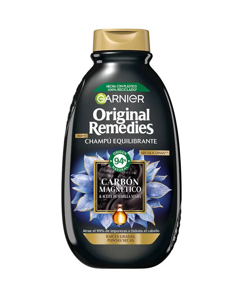 Garnier Original Remedies Shampoo Mit Magnetischer Aktivkohle 250 ml 